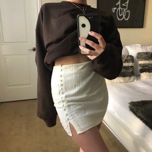 DOLLS KILL PURITY HEART MINI SKIRT